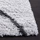 Safavieh August Shag AUG572F 2"2" x 9" Ivory and Grey Runner, , large