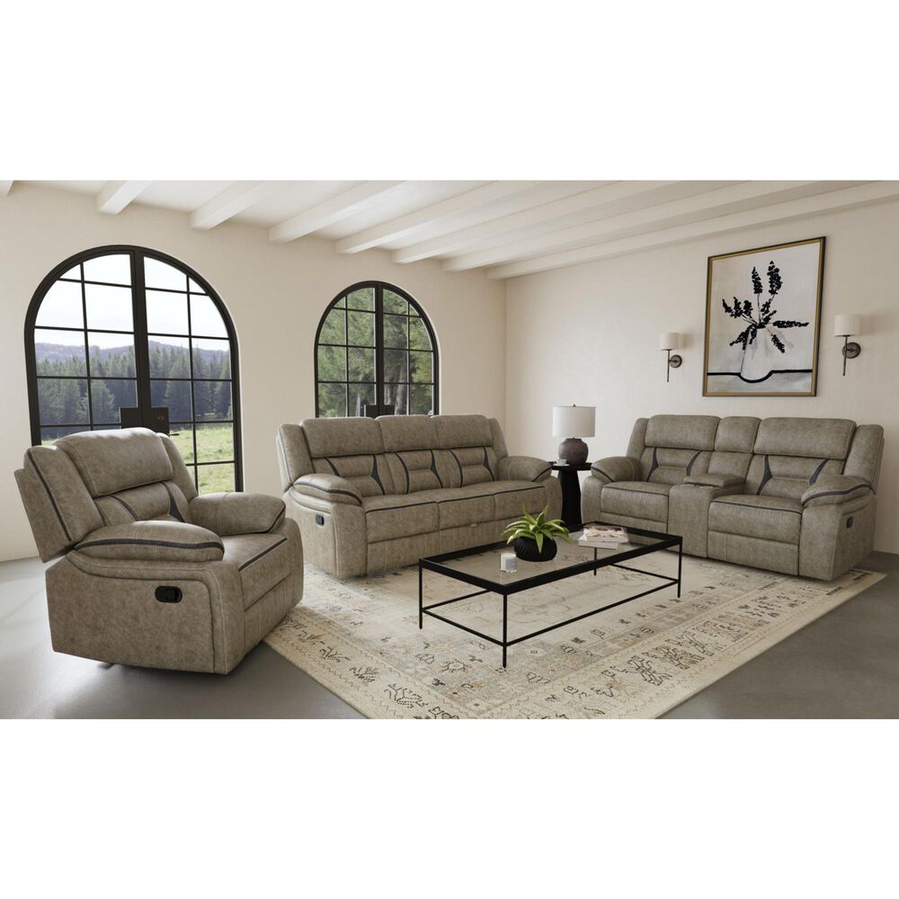 Mayberry Hill Engage Manual Motion Recliner in Corral Grey, , large