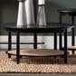 Crestview Collection Port Royal Cocktail Table in Black and Natural, , large