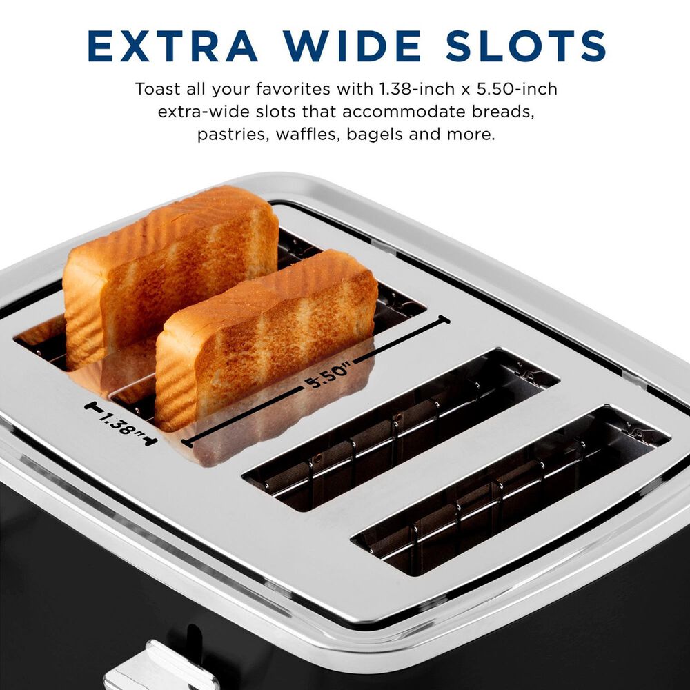 GE Appliances 4-Slice Toaster in Black, , large