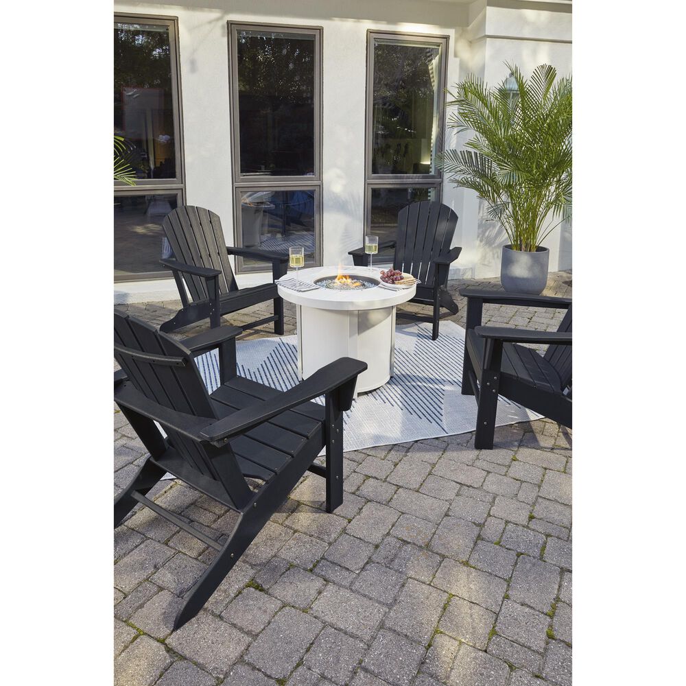 Ashley Sundown Treasure Adirondack Chair in Black, , large