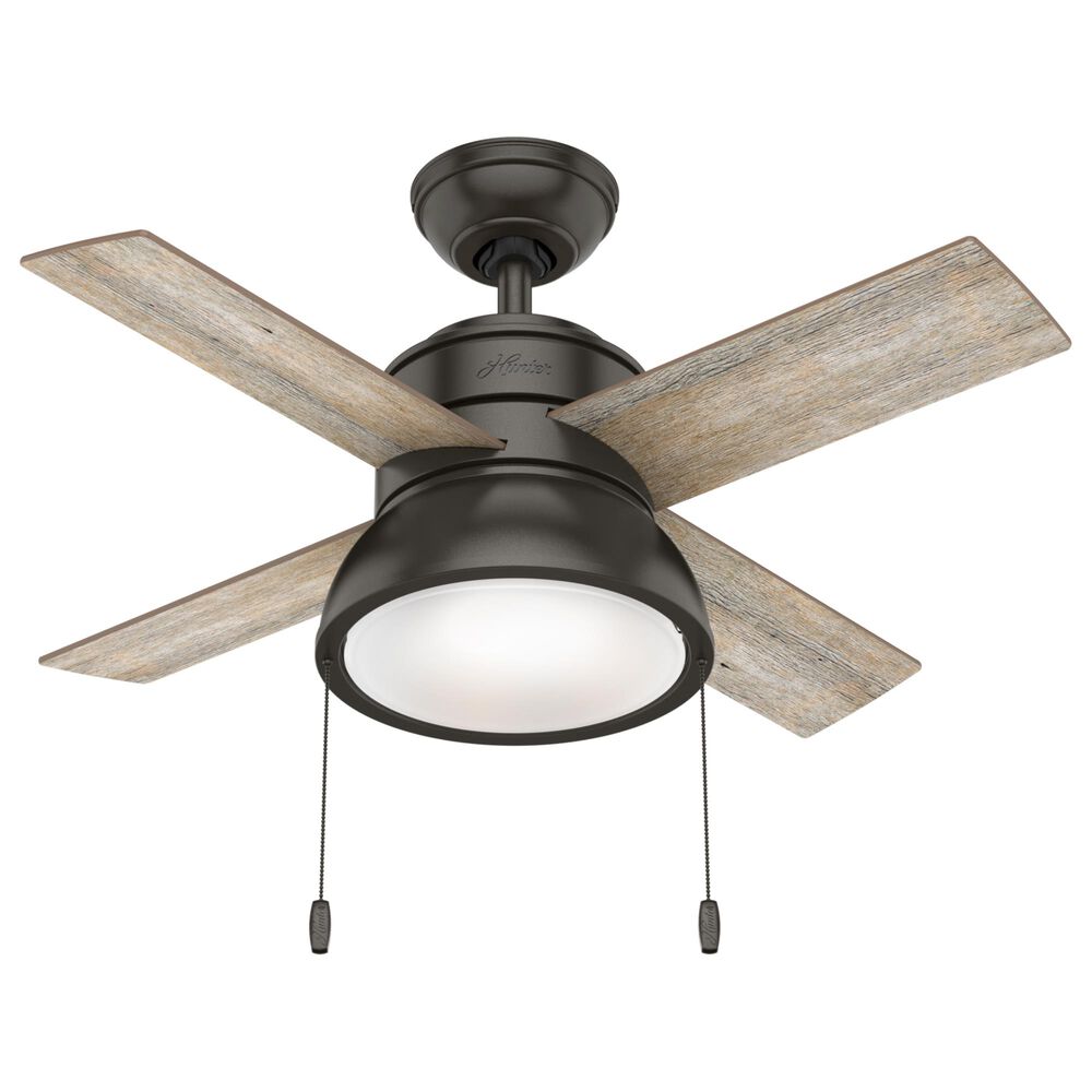 Hunter Loki 36" LED Ceiling Fan in Noble Bronze, , large
