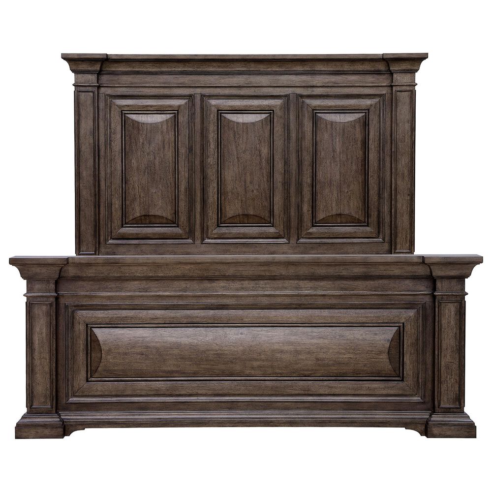 Pulaski Furniture Corp Woodbury 5-Piece King Bedroom Set in Brown, , large