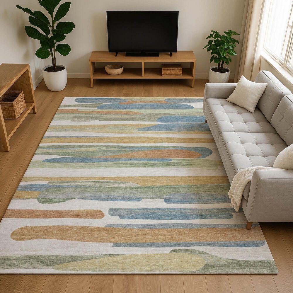 Dalyn Rug Company Kenner KN7 Ivory 5' x 7'6" Area Rug, , large