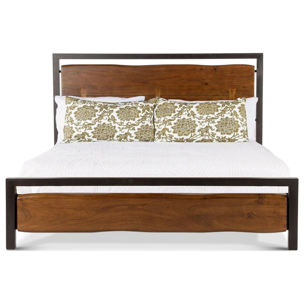 Home Trends &amp; Design Aspen 3-Piece Queen Bedroom Set in Walnut Brown and Antique Zinc, , large