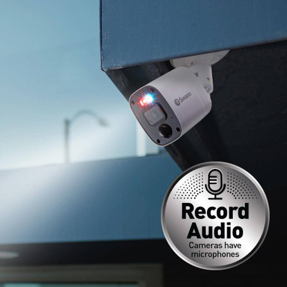 Swann Enforcer 4K Add-On Bullet Camera in White, , large