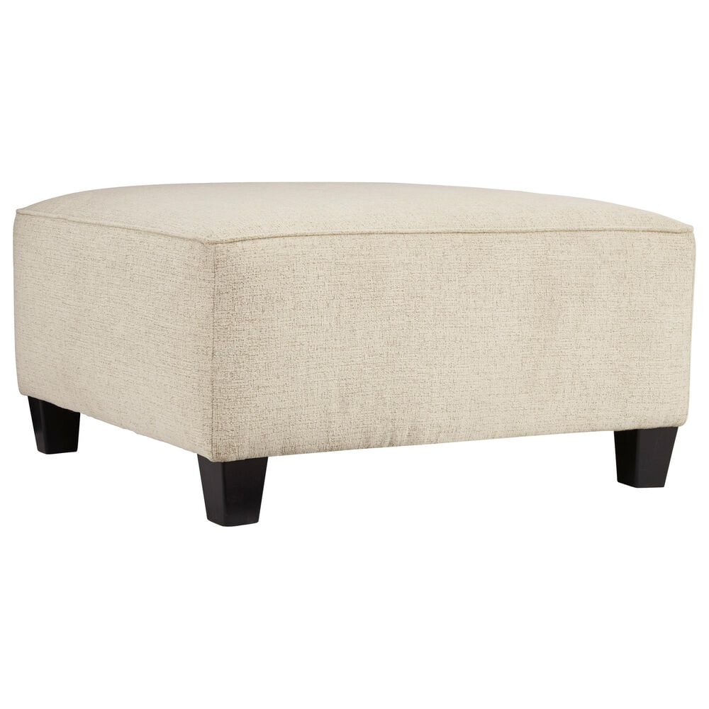 Ashley Abinger Oversized Accent Ottoman in Natural, , large