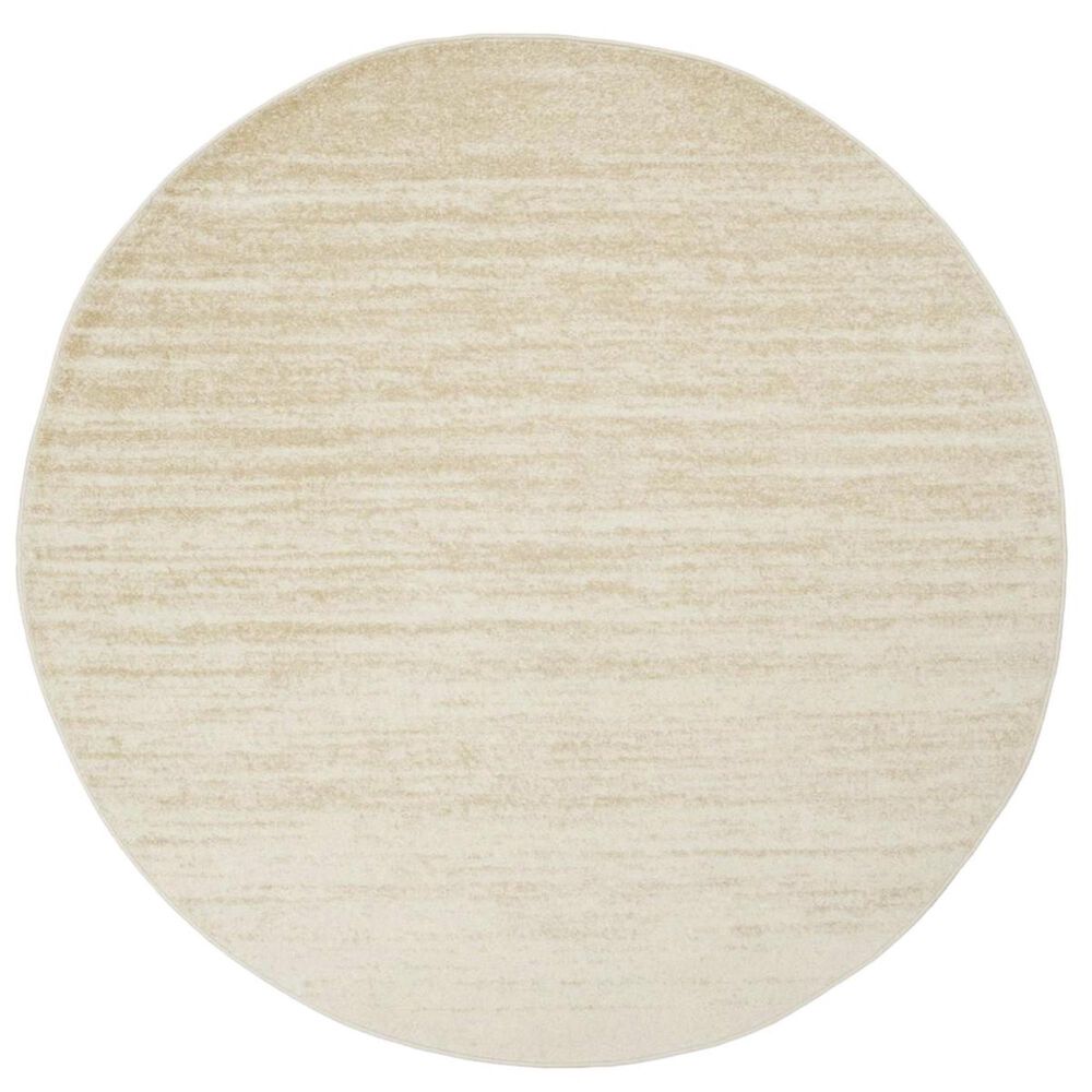 Safavieh Adirondack ADR113W 6" Round Champagne and Cream Area Rug, , large