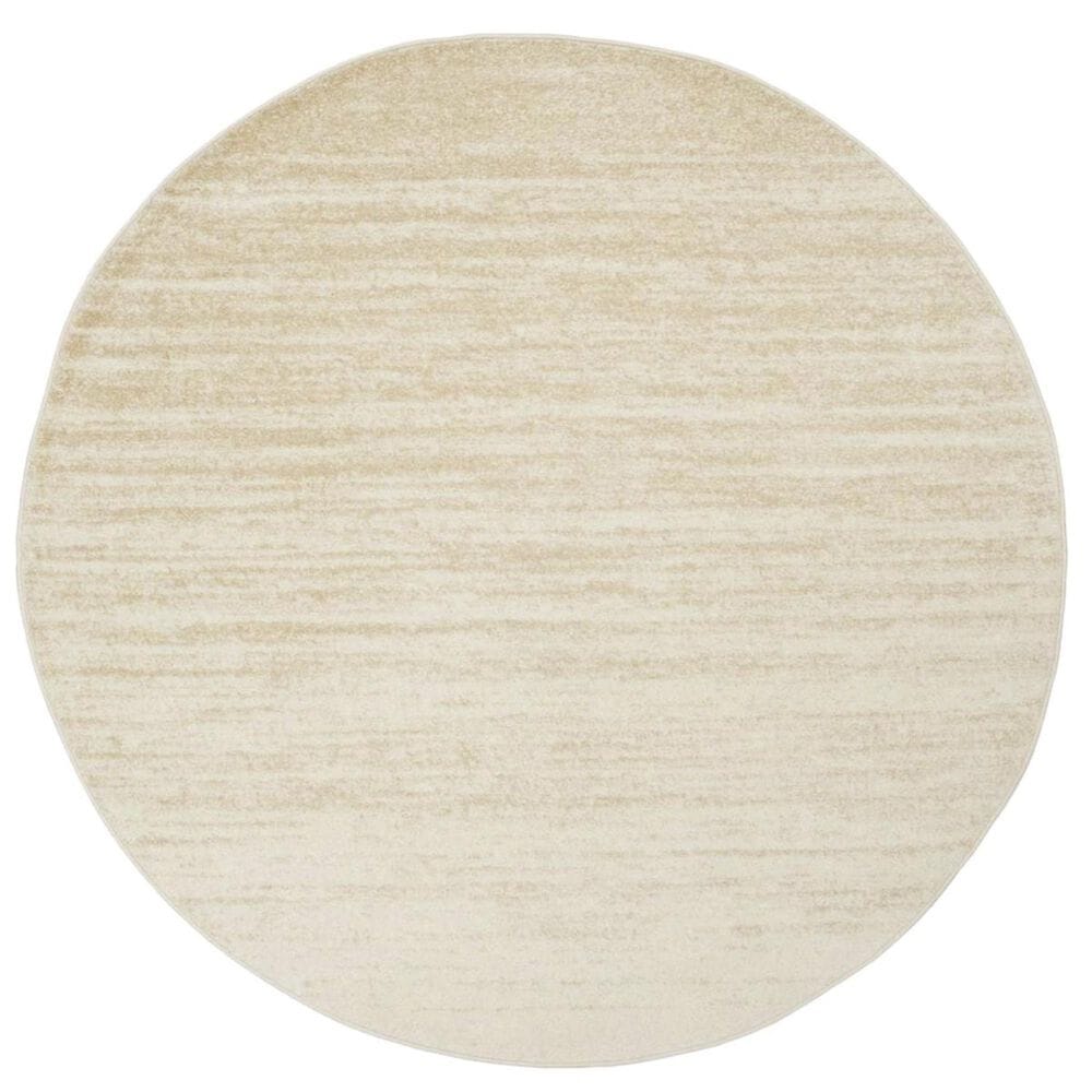 Safavieh Adirondack ADR113W 6" Round Champagne and Cream Area Rug, , large