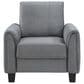Coaster Davis Accent Arm Chair in Grey, , large