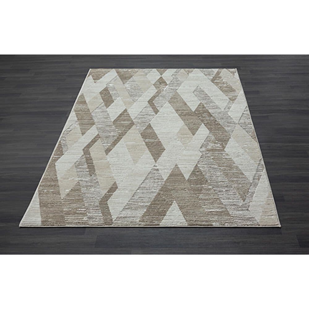 L&amp;R Resources Brisbane Geometric Gray 5&#39; x 7&#39;11&quot; Area Rug, , large