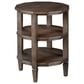 Hekman Linwood Dodecagon Chairside Table in Brown, , large