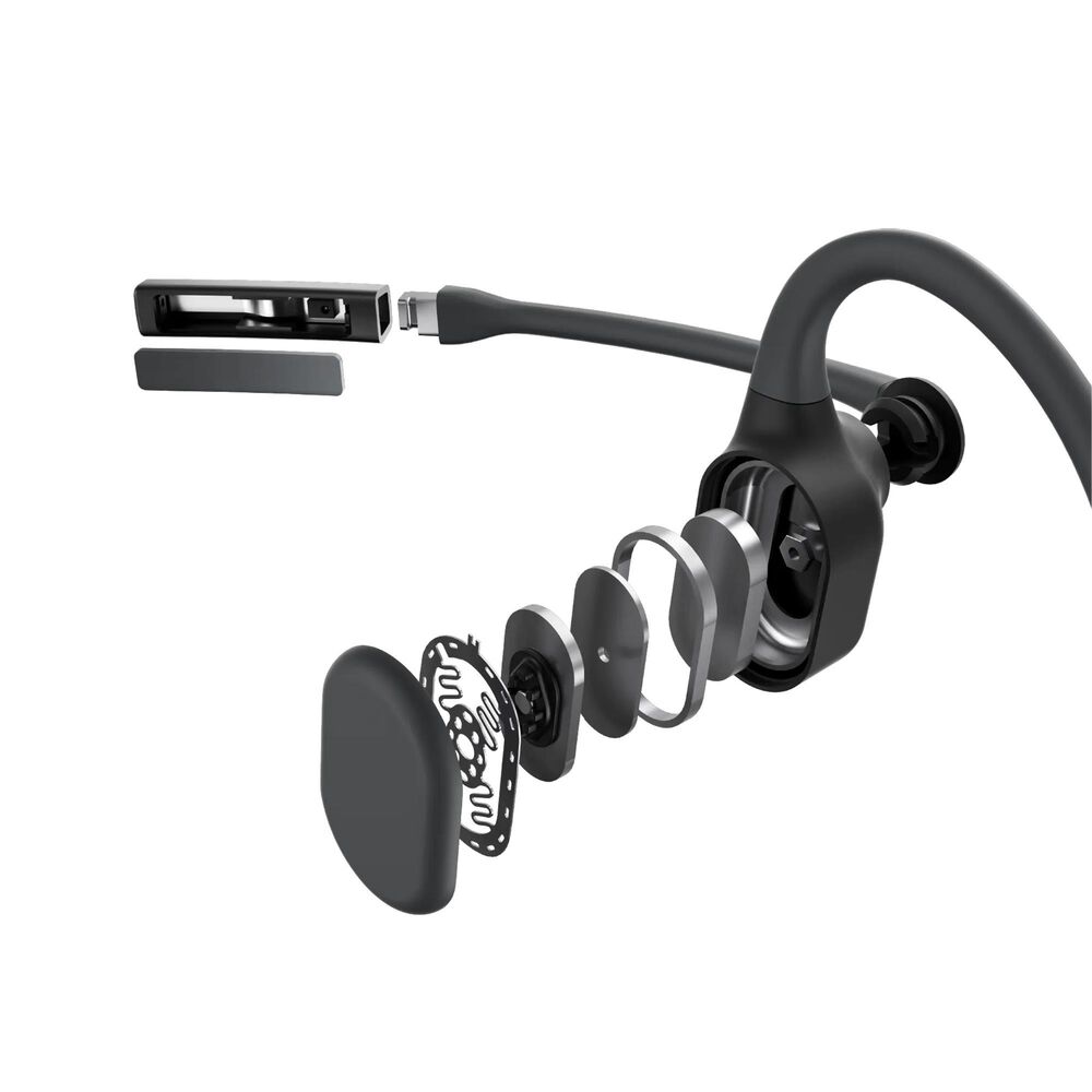 Shokz OpenComm2 Bone Conduction Stereo Bluetooth Headset in Black, , large