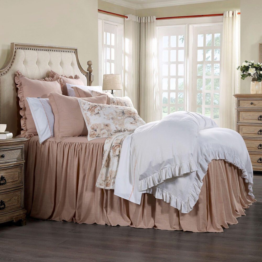 HiEnd Accents Luna 3-Piece Super King Bedspread Set in Blush, , large