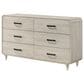 Crown Mark Nyomi 4 Piece King Panel Bedroom Set in White, , large