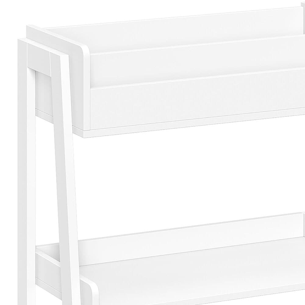 RiverRidge Home 3-Tier Kids Ladder Bookcase in White, , large