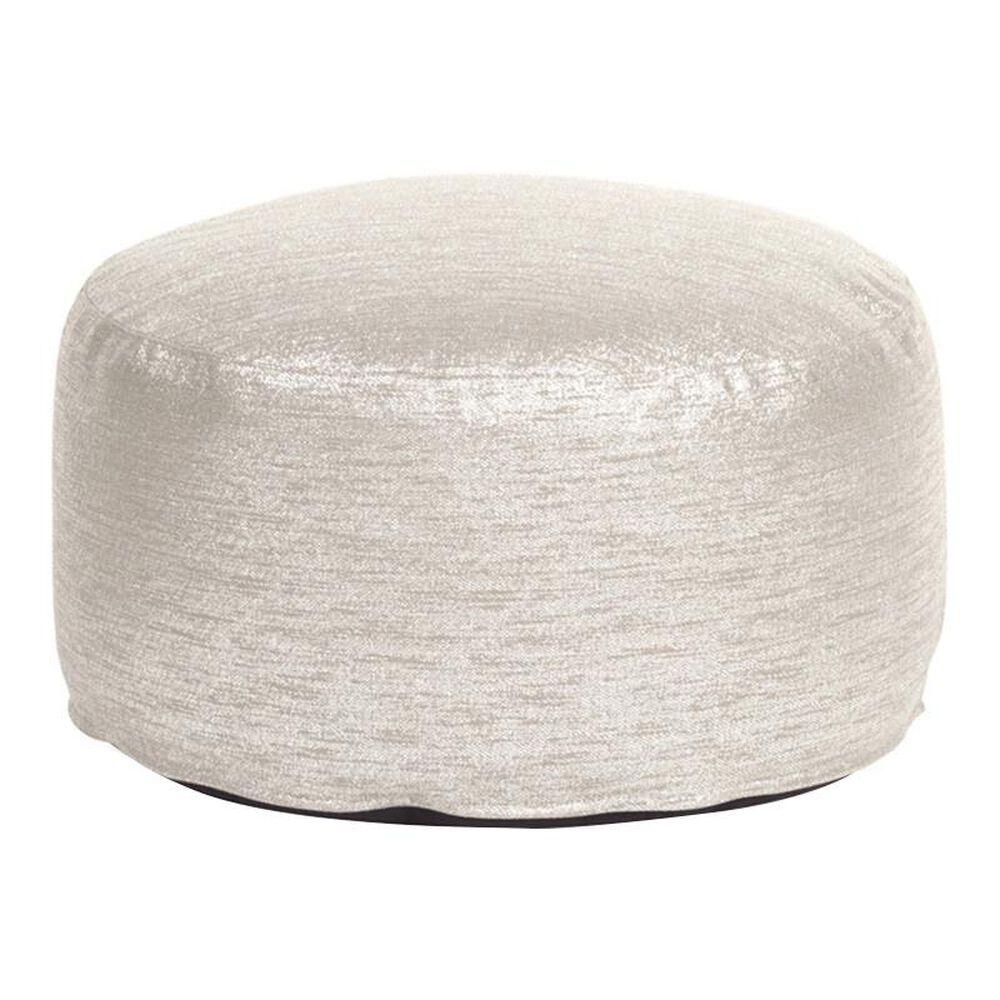 Howard Elliott Foot Pouf Ottoman in Glam Sand, , large
