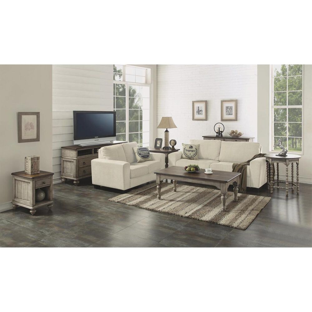 Flexsteel Plymouth Lamp Table in Whitewash, , large