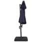 Furniture of America Ausma 10" LED Light Double Top Octagon Patio Umbrella with Base in Blue, , large