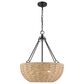 Golden Lighting Hathaway 4-Light Pendant in Matte Black, , large