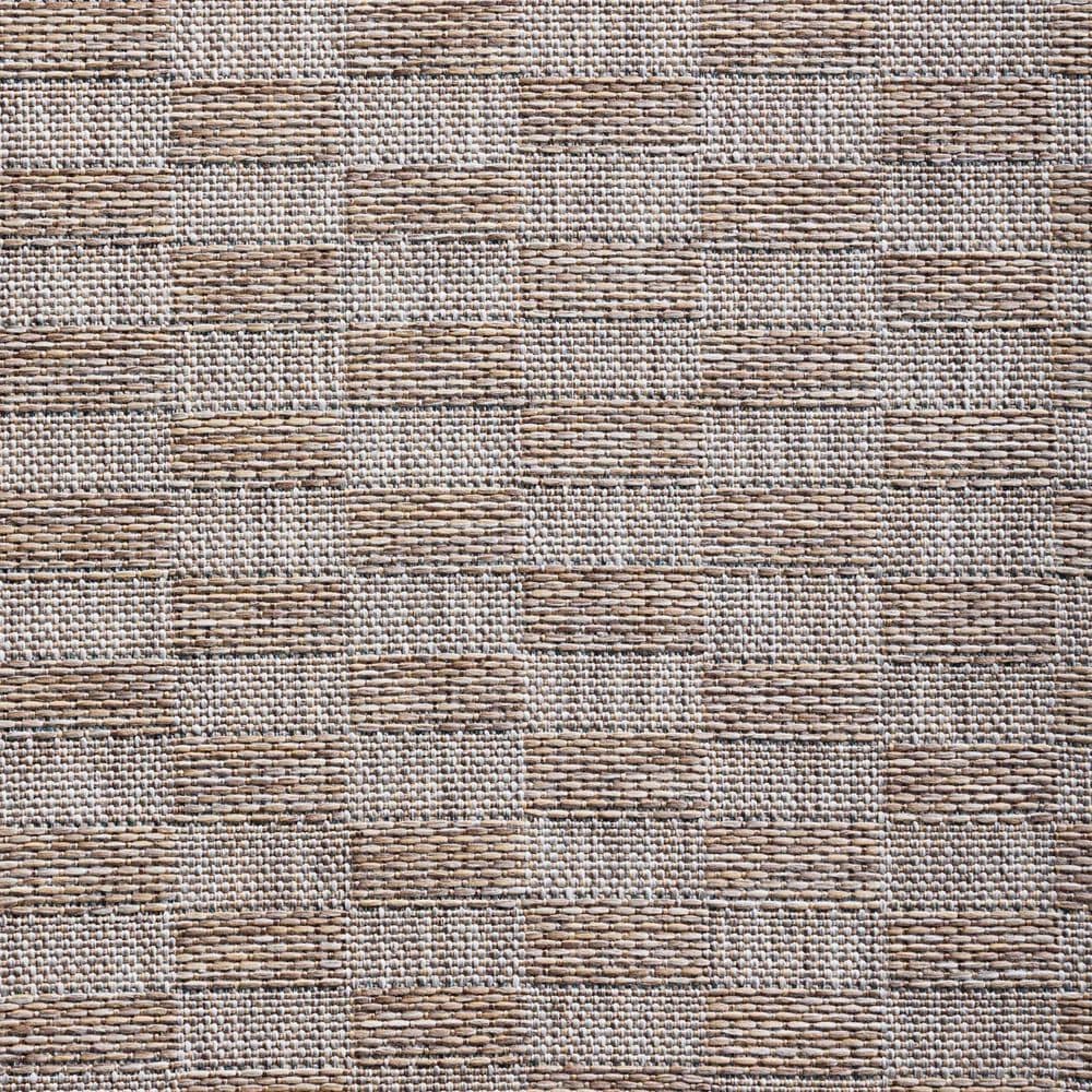 Amber Lewis x Loloi Topanga 7&#39;10&quot; x 10&#39; Natural and Dove Indoor/Outdoor Area Rug, , large