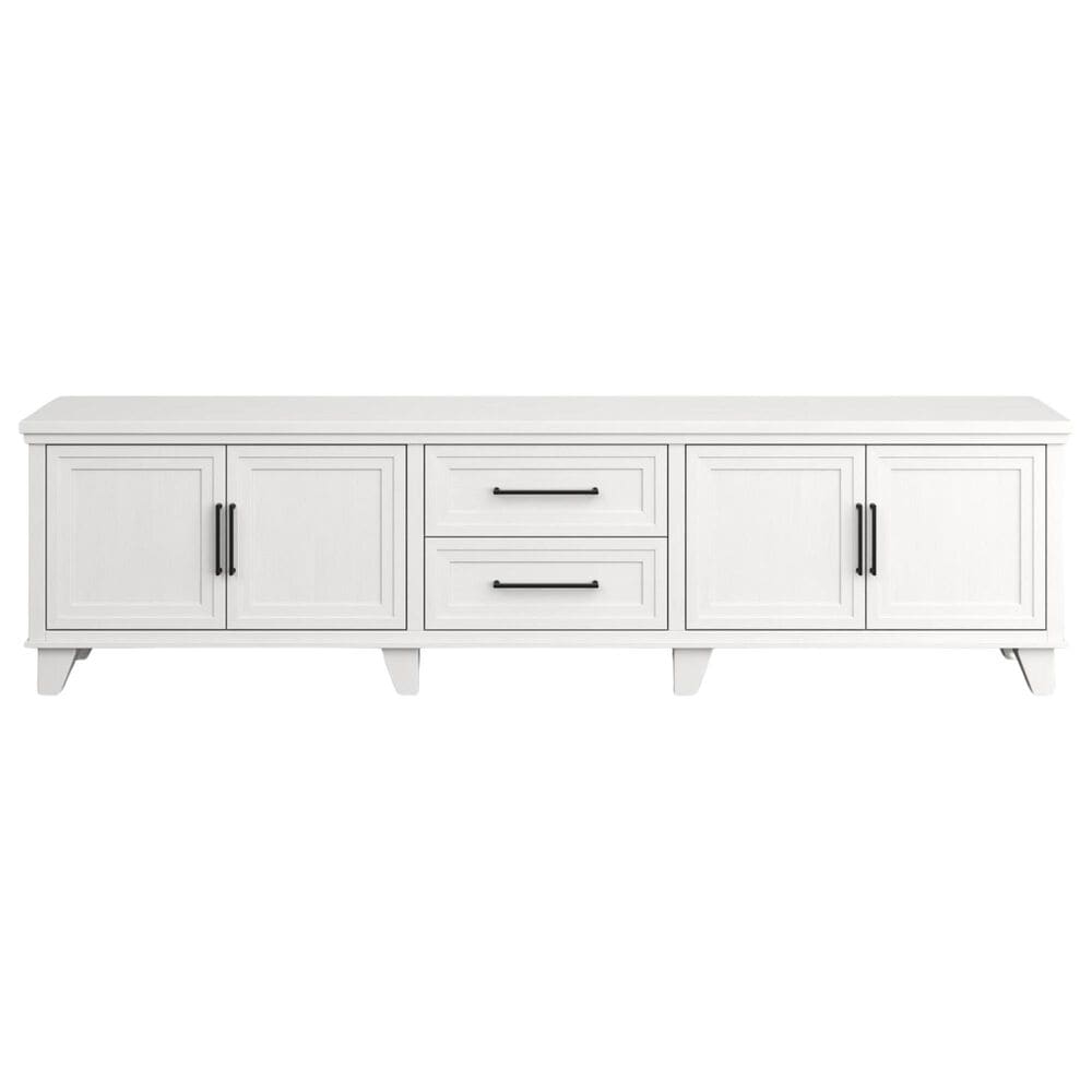 Legends Home Sonoma 95" TV Console in Jasmine White Wash and Barnwood, , large