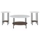 Ashley Wrenwich Occasional Table Set in Brown, Black and White (Set of 3), , large