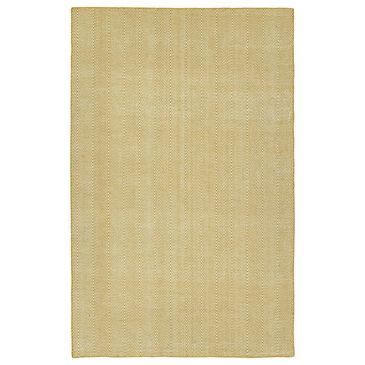 Kaleen Rugs Ziggy ZIG01-05 2" x 3" Gold and White Indoor/Outdoor Area Rug, , large