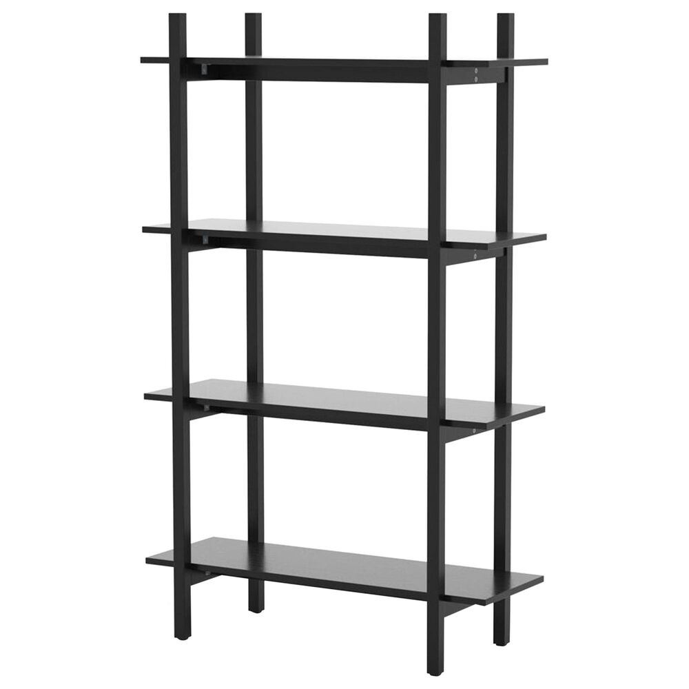 RST Brands Emery 57" Height 4 Tier Shelf in Black, , large