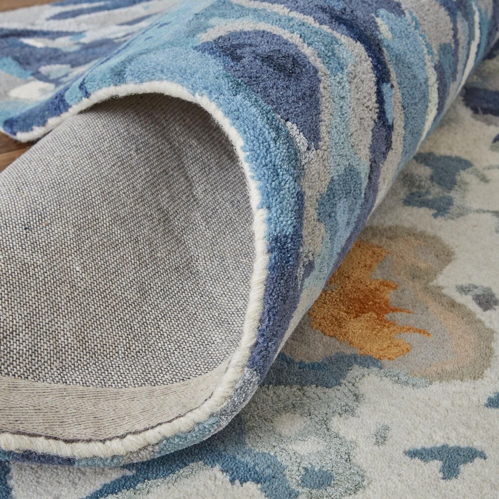 Feizy Dafney 8&#39; x 10&#39; Blue Area Rug, , large