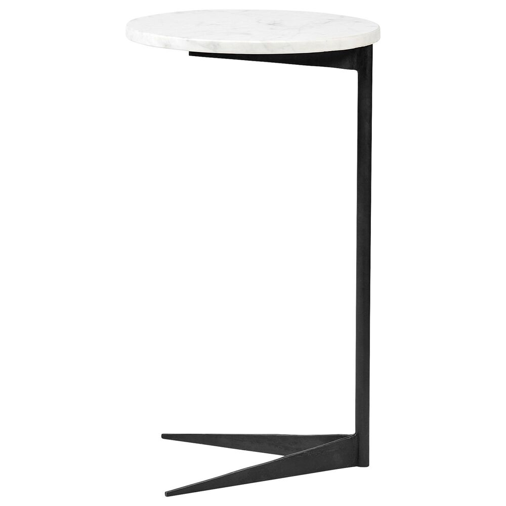 Mercana Furniture &amp; Decor Ballatine II Accent Table in Black and White, , large