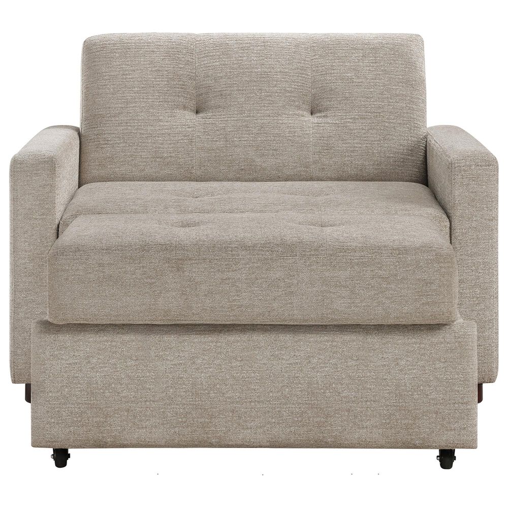 Steve Silver Convertible Sleeper Chair in Tan, , large