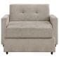 Steve Silver Convertible Sleeper Chair in Tan, , large