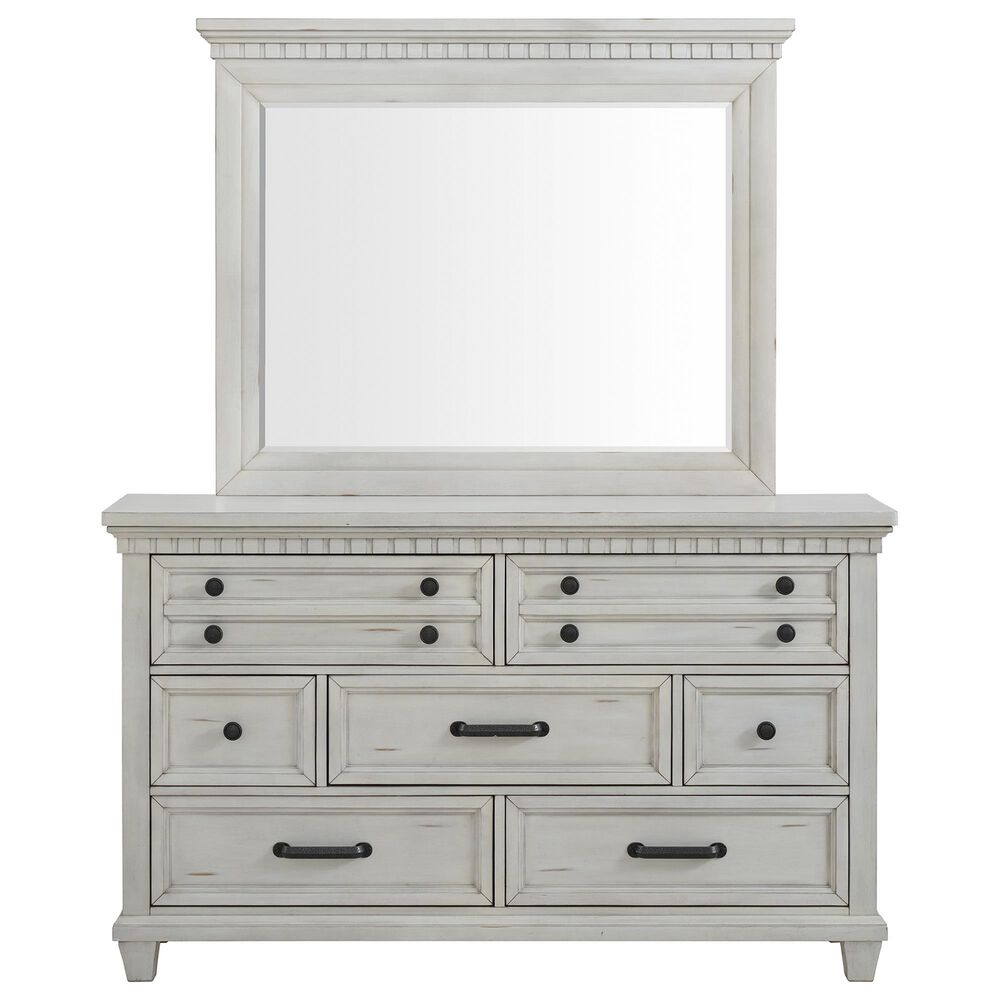 Mayberry Hill McCoy 4-Piece Queen Bedroom Set in Antique White, , large