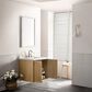 James Martin Vanities Laurent 30" Single Bathroom Vanity in Light Natural Oak with 3 cm White Zeus Quartz Top and Rectangular Sink, , large