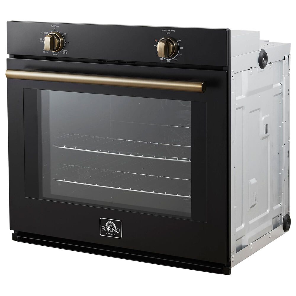 Forno Vomero 30" Single Electric Wall Oven in Black, , large