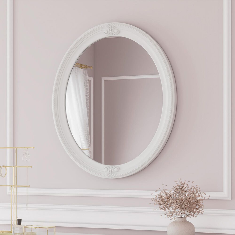 Ashley Kozlani Bedroom Mirror in White, , large