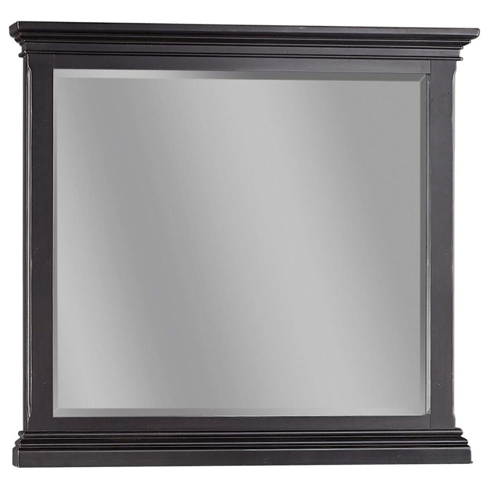 Riva Ridge Oxford 8 Drawer Chesser and Mirror in Black, , large