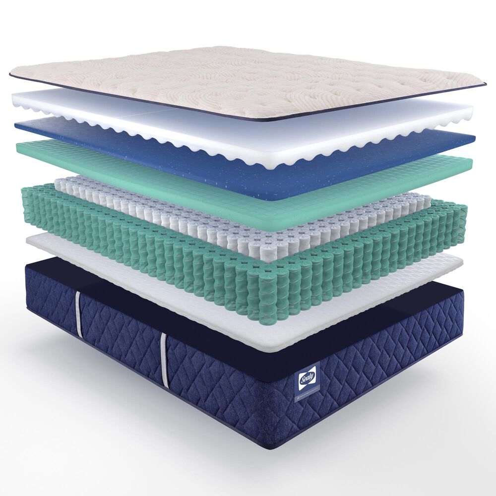 Sealy Safa Park Firm Twin Mattress with Low Profile Box Spring, , large