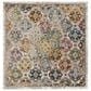 Safavieh Aria 6"6" Square Beige and Multicolor Area Rug, , large