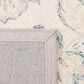 Safavieh Micro-Loop MLP477A 8" x 10" Ivory and Blue Area Rug, , large