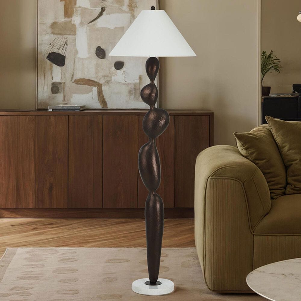 Renwil Elle Floor Lamp in Matte Dark Bronze, , large