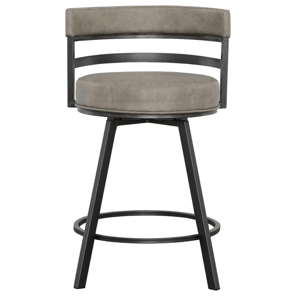 Steve Silver Gene Swivel Counter Stool in Charcoal, , large