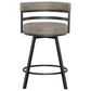 Steve Silver Gene Swivel Counter Stool in Charcoal, , large