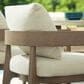 Ashley Serene Bay Patio Dining Arm Chair in White (Set of 2), , large