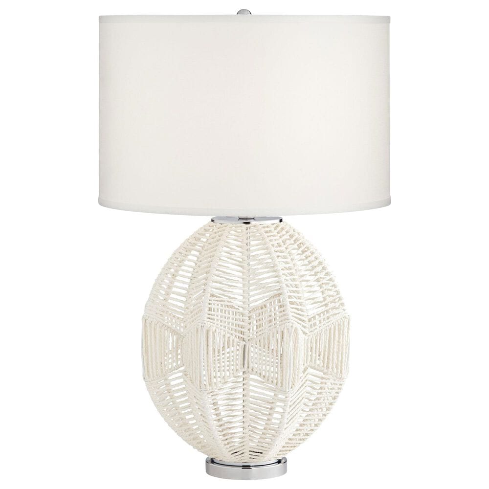 Pacific Coast Lighting North Shore Table Lamp in White, , large