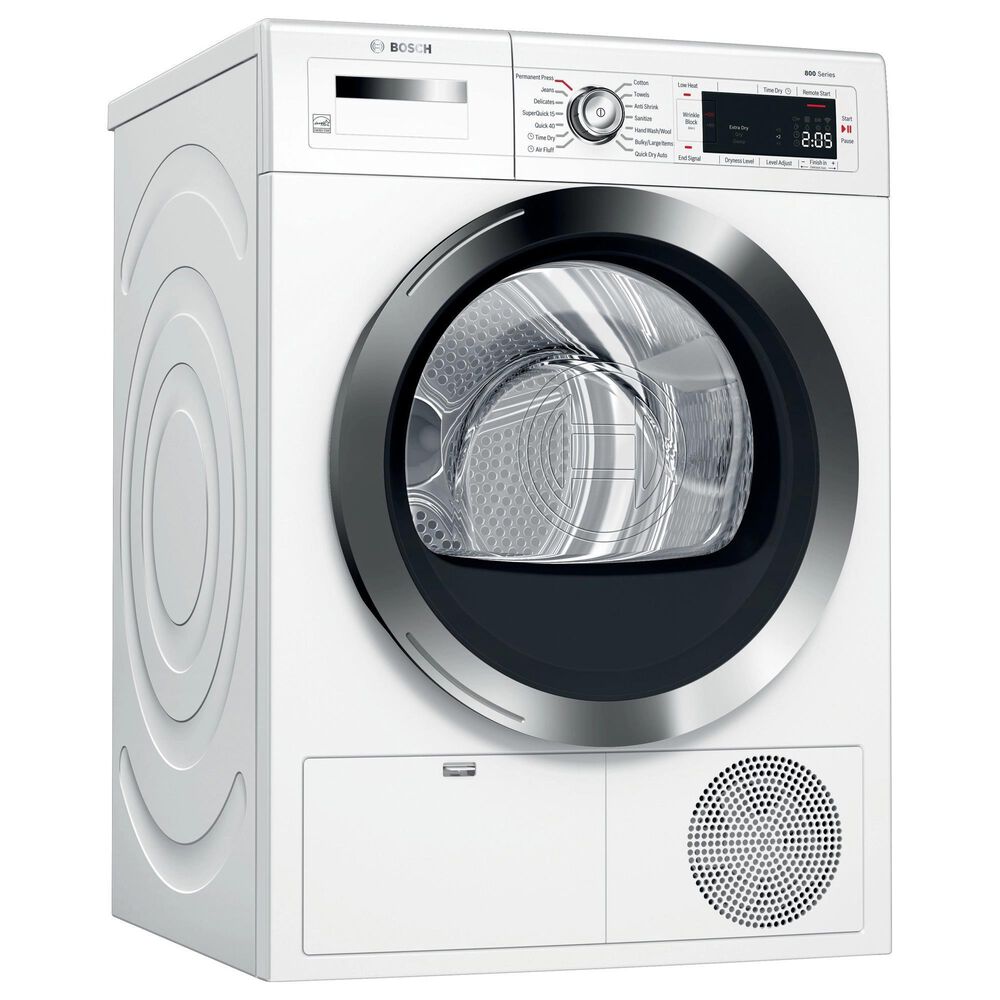 Bosch 800 Series 24&quot; Condenser Tumble Dryer in White, , large