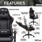 Techni Sport GG Gaming Chair in Black, , large