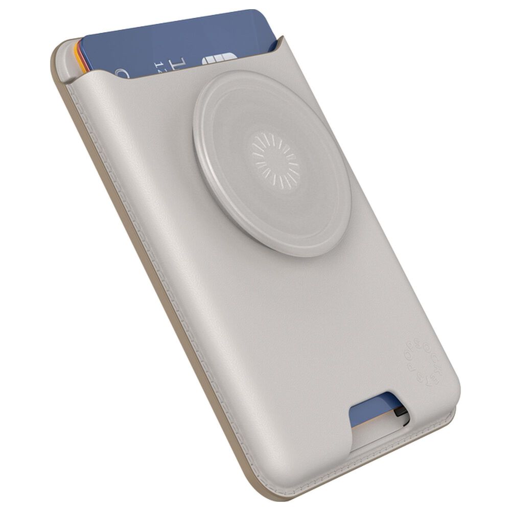 PopSockets SoftGoods MagSafe PopWallet Plus in Horchata, , large