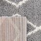 Safavieh Venus Shag VNS682J 9" x 12" Grey and Ivory Area Rug, , large
